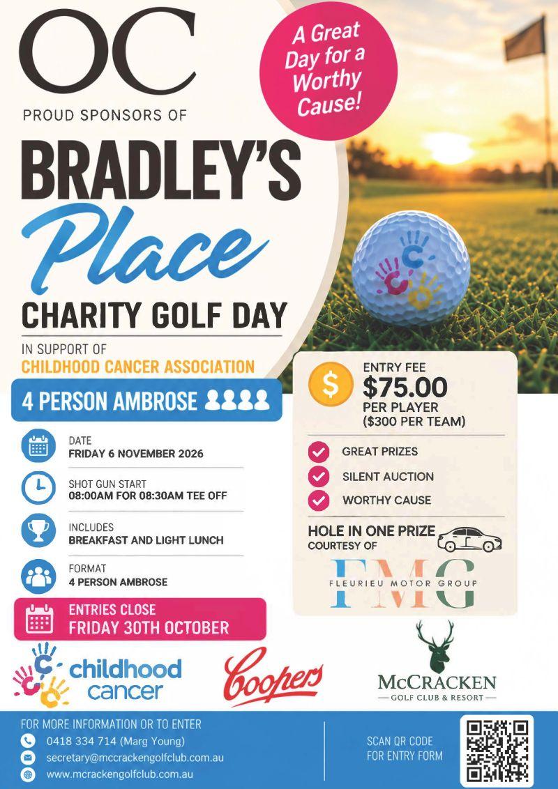 Bradley's Place Charity Golf Day