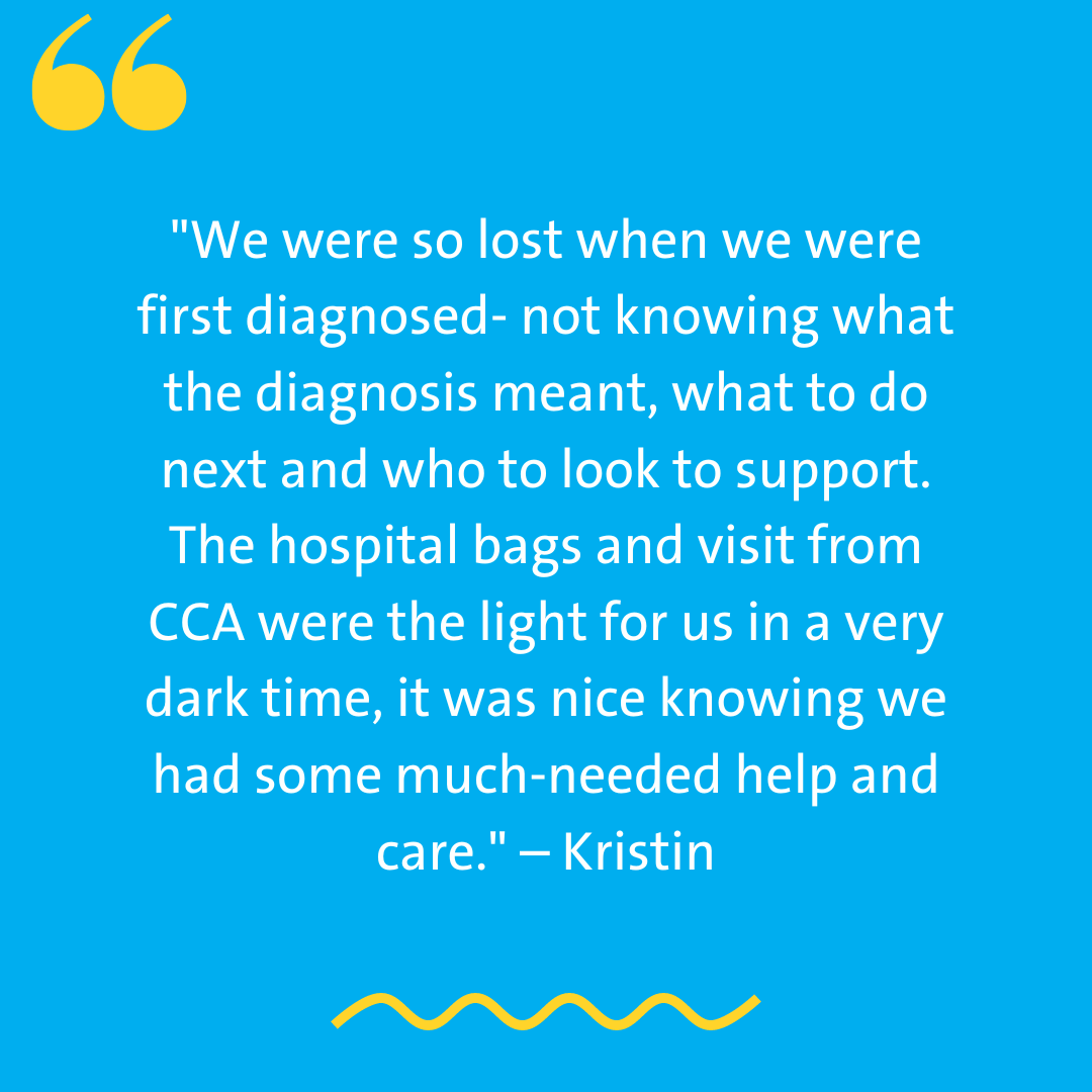 Hospital Support Pack - testimonial by Kristin